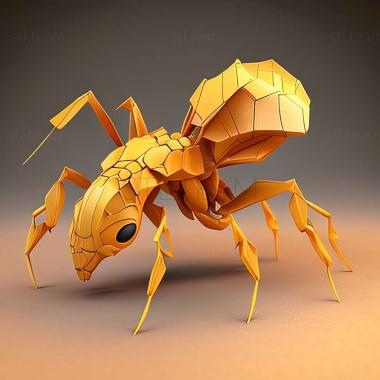 3D модель Pheidole midas (STL)